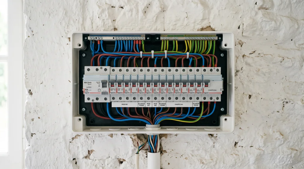 Tableau électrique — contrôle de l'installation intérieure — Électricité à Antony